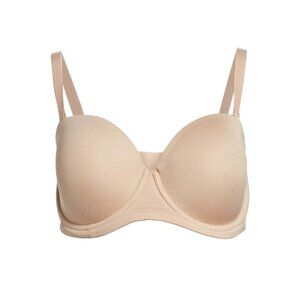 Wacoal Red Carpet Convertible Bra Size 40G Nude Strapless Padded Modest Coverage